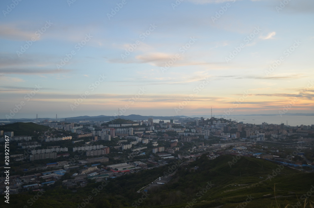 panoramic view of city