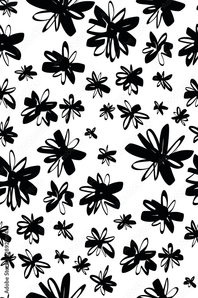 Floral seamless background.