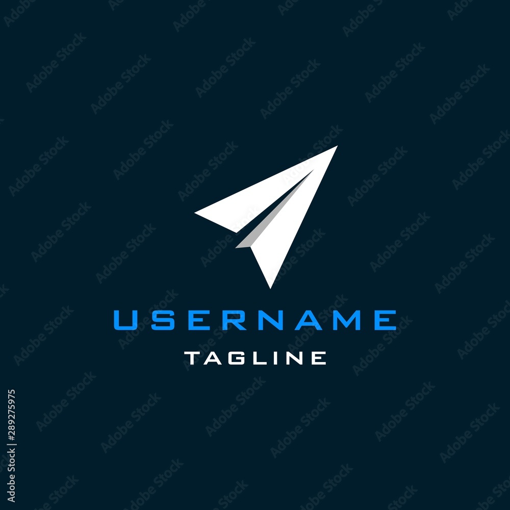 paper plane logo design inspiration . blank paper plane logo template paper plane logo design inspiration . blank paper plane logo template