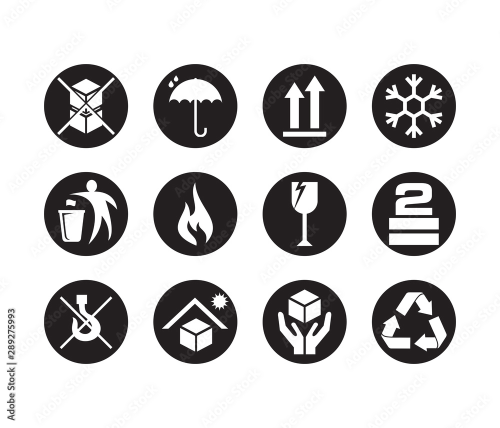Packaging Icon, Packaging sign Packaging Icon, Packaging sign