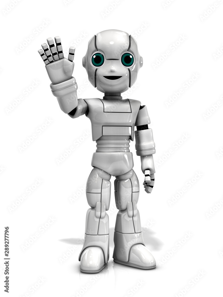 robot with sign robot with sign