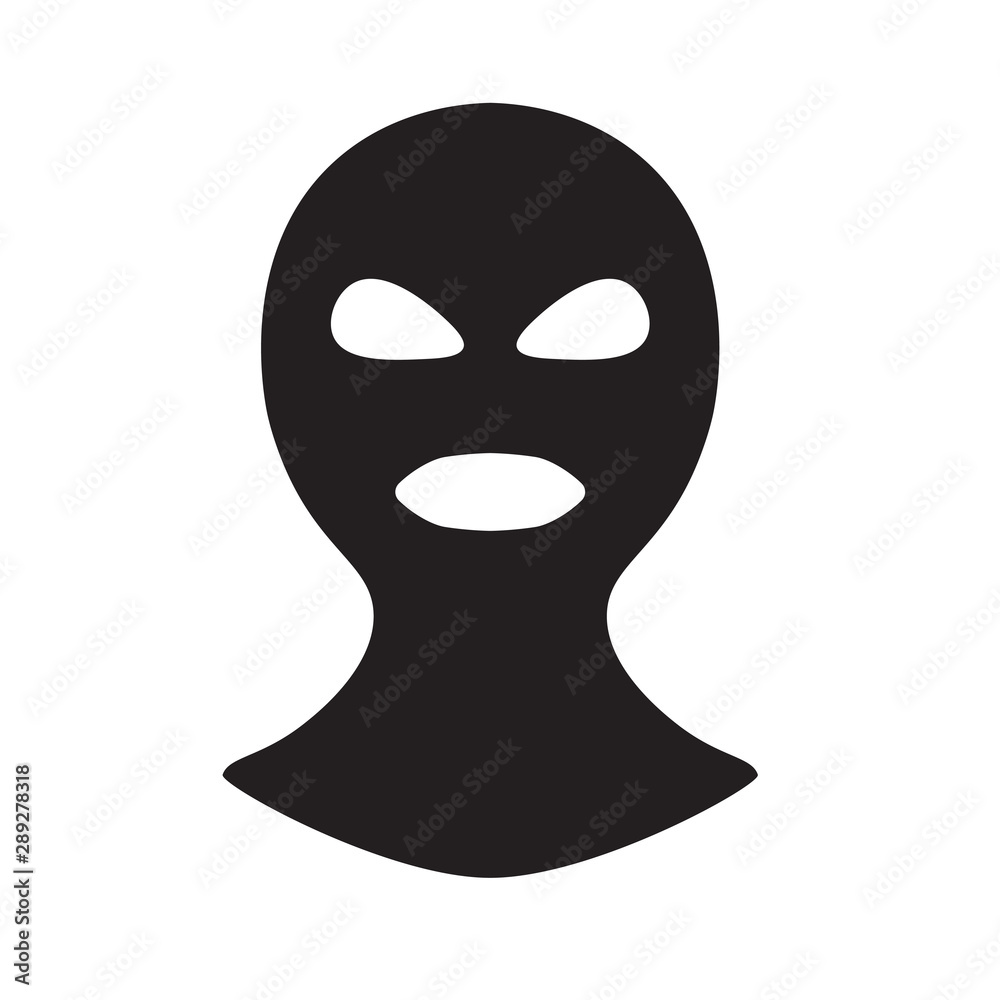 bandit, robber mask icon- vector illustration bandit, robber mask icon- vector illustration