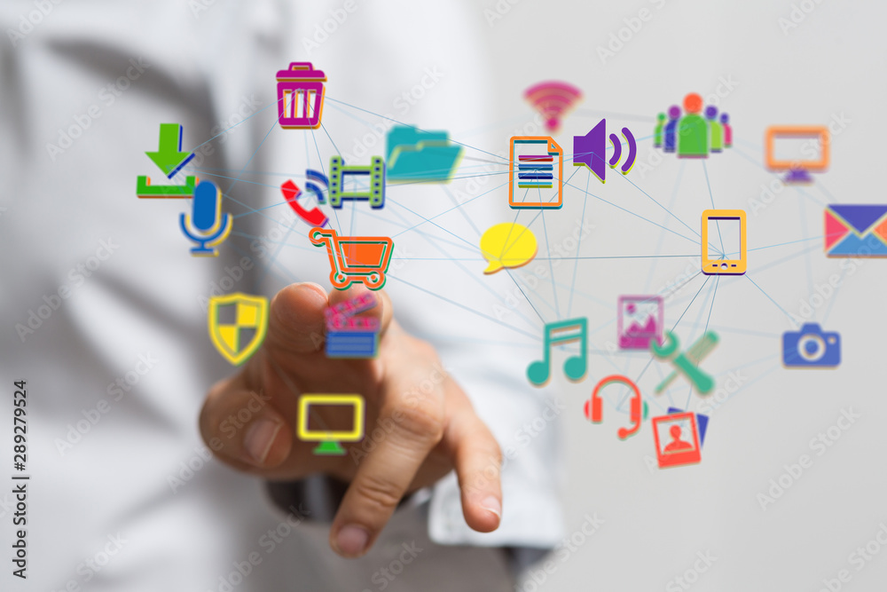 Protect Cloud Information Data Concept.. Protect Cloud Information Data Concept..