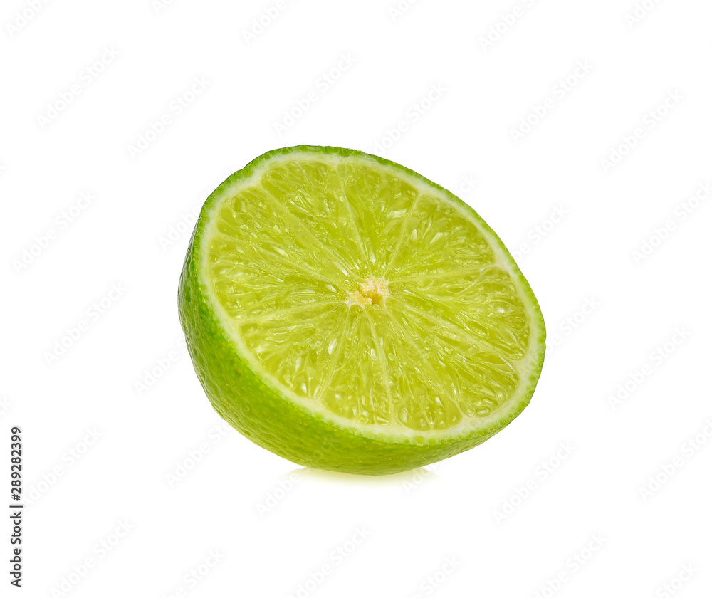 lemon piece on white background lemon piece on white background