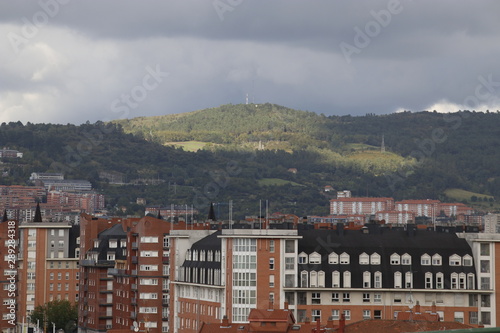 View of Bilbao from a hill