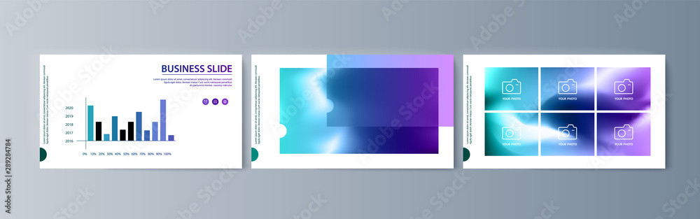 Set of brochures infographics for marketing the promotion goods and services on market