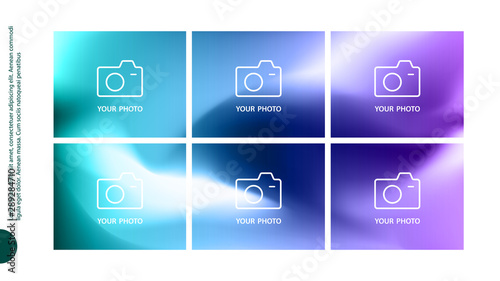 Brochure cover infographics used in marketing and advertising