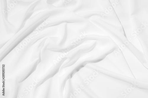 White fabric texture background. / Soft image.