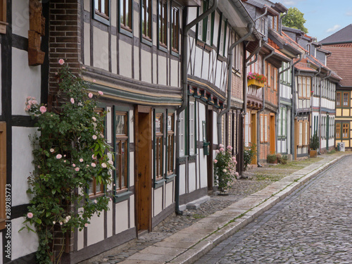 historische Altstadthäuser von Wernigerode im Harz