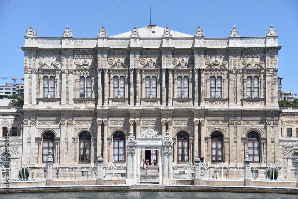 Dolmabahce Sarayi Palace Facing Bosphorus Strait, Istanbul