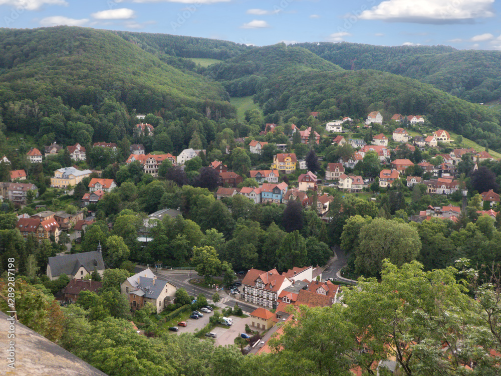 Wernigerode im Harz - Blick vom Schloss