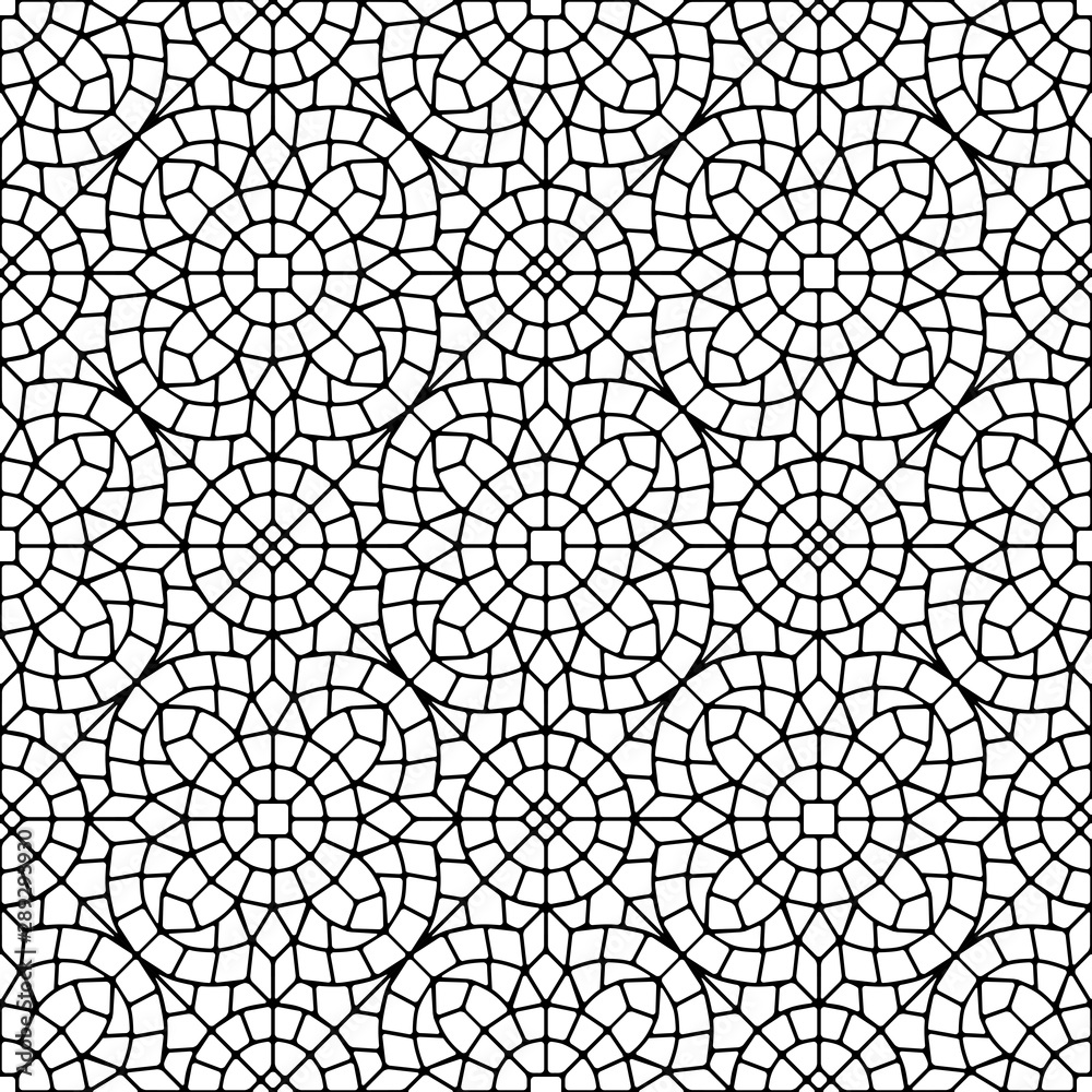 Obraz premium Ancient mosaic ceramic tile pattern.