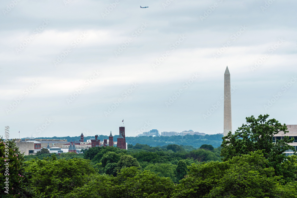 Panoramic view of Washington DC from the Capitol Building - image