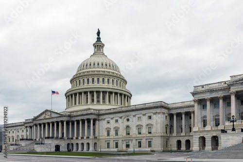 United States Capitol Building east facade. - image