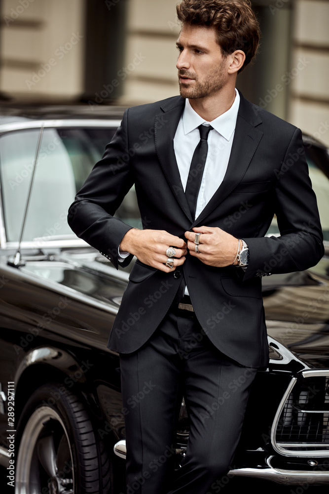 Handsome Black Man In Suit
