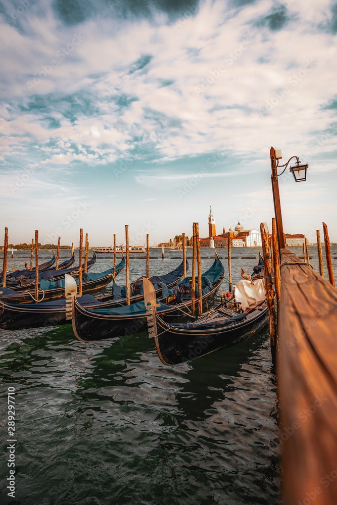 Venice gondolas at San Marco