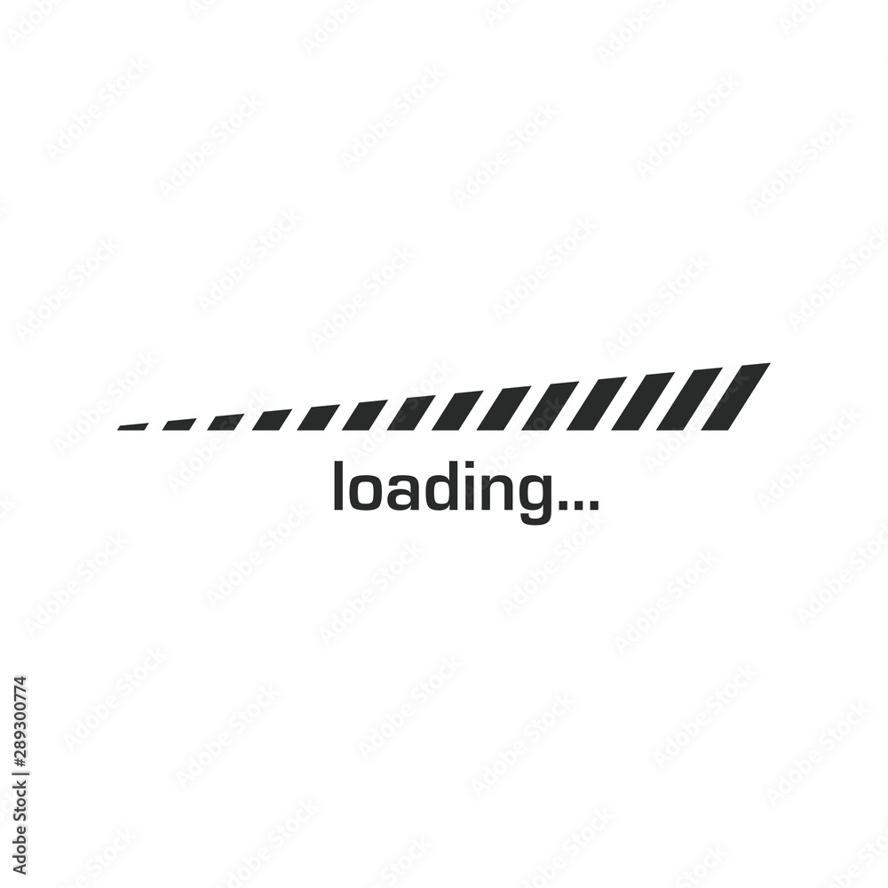 loading, progress icon vector design illustration