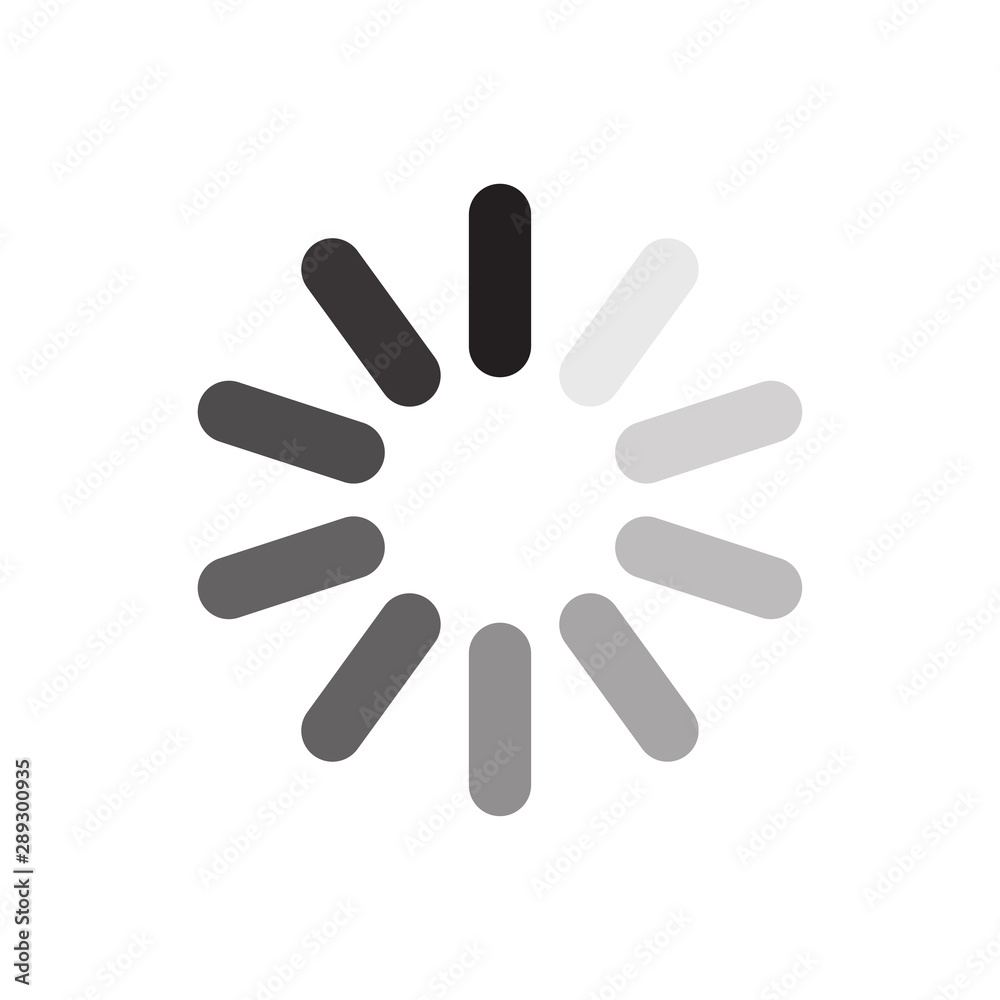 loading, progress icon vector design illustration