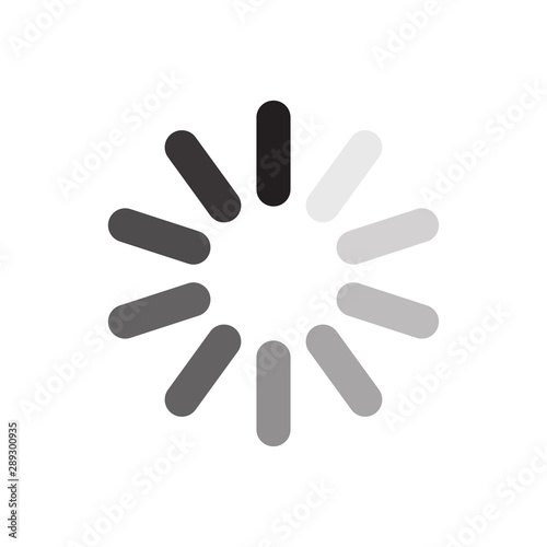 loading, progress icon vector design illustration