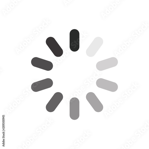 loading, progress icon vector design illustration