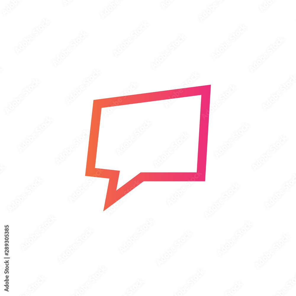 Chat graphic design template vector isolated illustration Chat graphic design template vector isolated illustration
