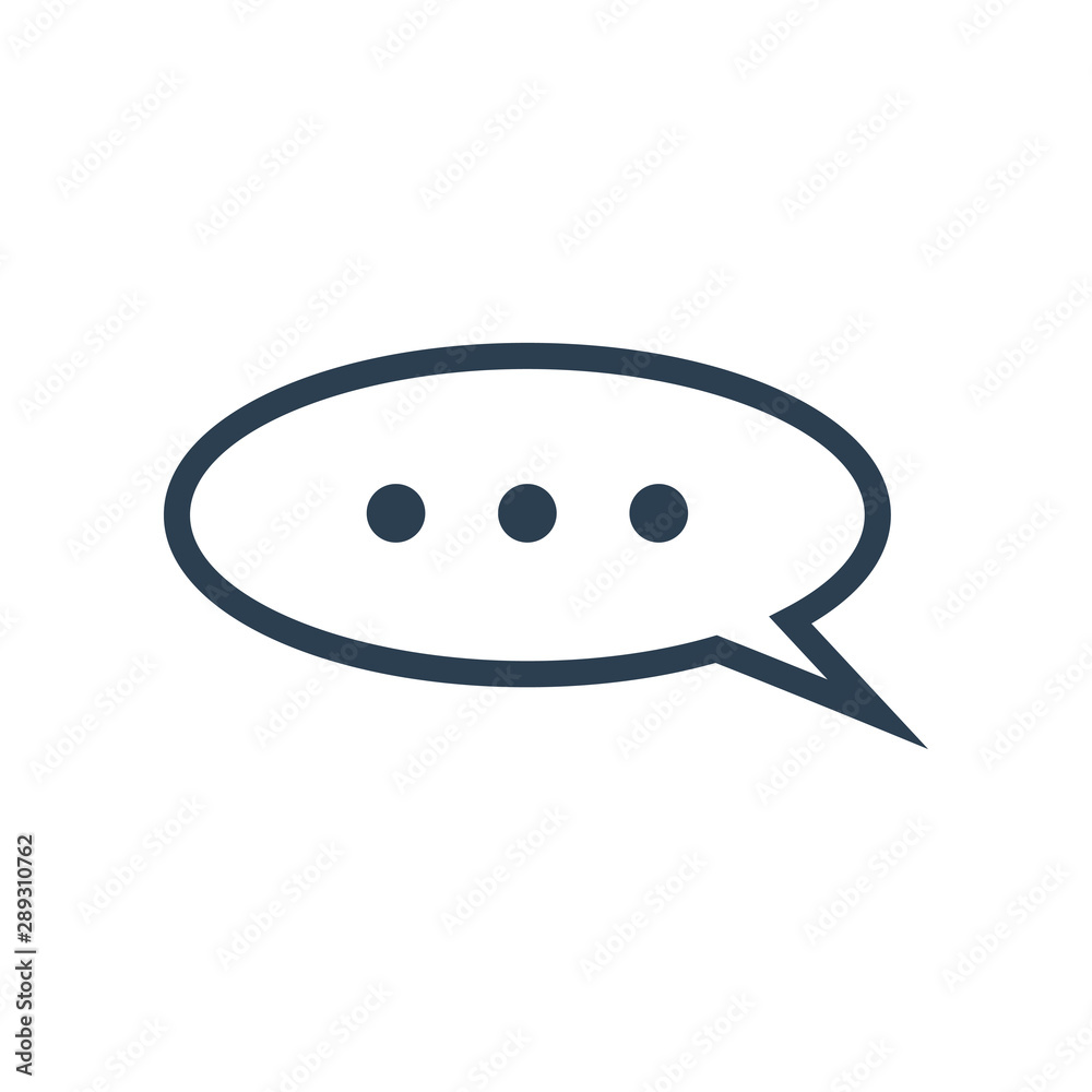 Chat graphic design template vector isolated illustration Chat graphic design template vector isolated illustration