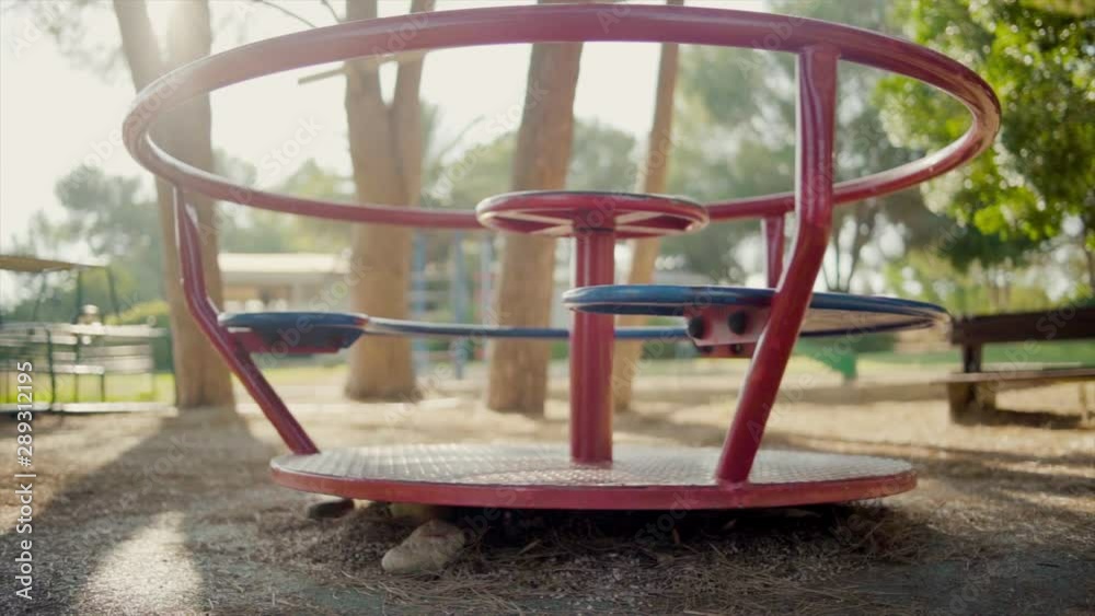 Illustration of a sad empty playground Illustration of a sad empty playground