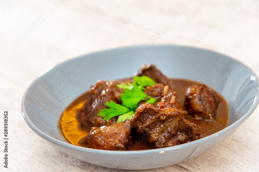 Homemade Beef cheek with wine sauce Homemade Beef cheek with wine sauce