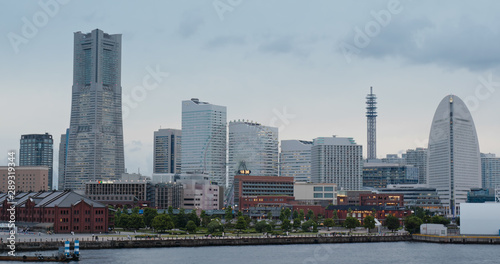 Yokohama city at night