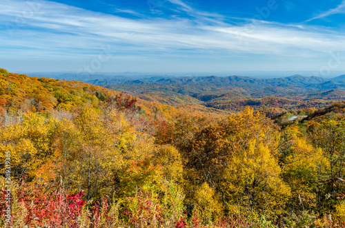 Fall along the North Carolina section of the Blue Ridge Parkway.