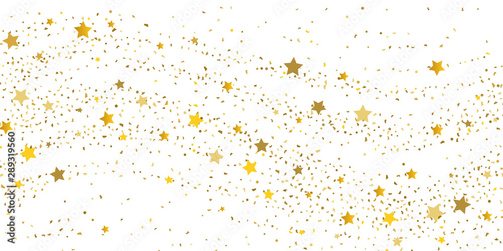 Gold glitter star. Gold glitter star.