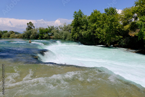 Amazing view of Manavgat waterfall in Antalya, Turkey.