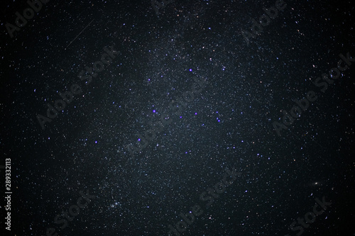 beautiful clear night starry sky