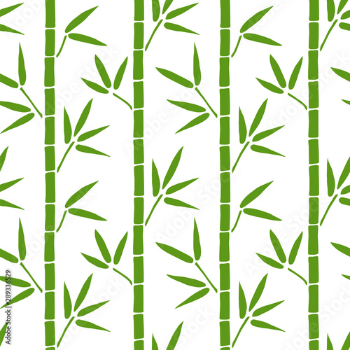 Fototapeta Naklejka Na Ścianę i Meble -  Beautiful Bamboo Pattern. Endless Background. Seamless