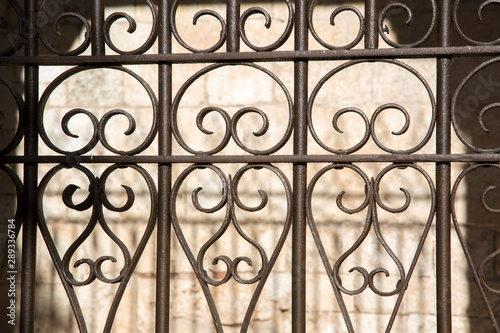 Railing at St Cosme and Damian Church; Covarrubias photo