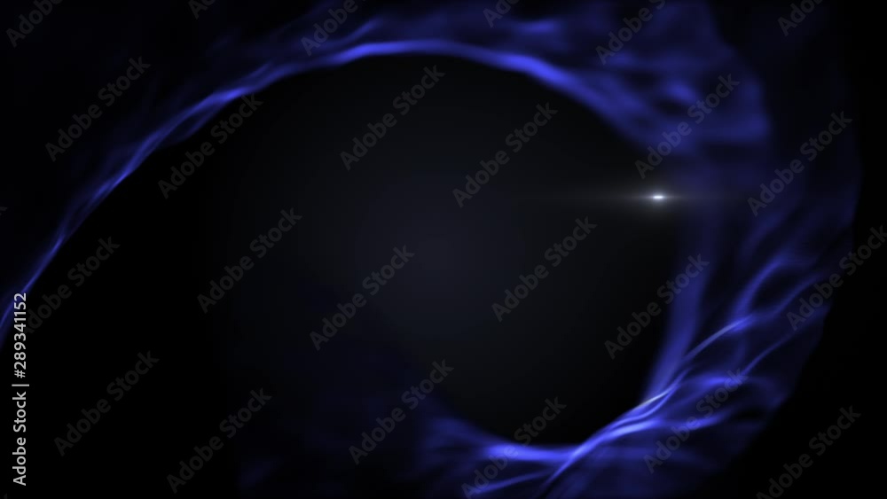 Abstract fluid, liquit background. Techno blue imitation of waves, which are moving on black backdrop. Light blurred white blick is inside the waves. 4K. Abstract fluid, liquit background. Techno blue imitation of waves, which are moving on black backdrop. Light blurred white blick is inside the waves. 4K.