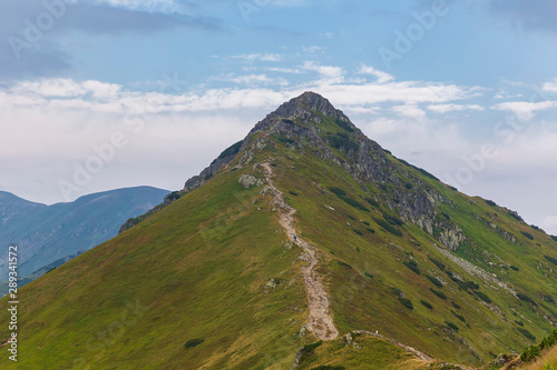Hiking trail in Tatra mountains