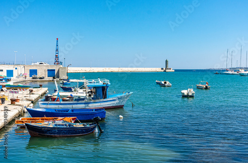 Italy, Bari, view of the port