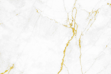 White gold marble texture pattern background with high resolution design for cover book or brochure, poster, wallpaper background or realistic business