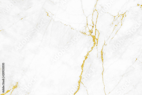 White gold marble texture pattern background with high resolution design for cover book or brochure, poster, wallpaper background or realistic business