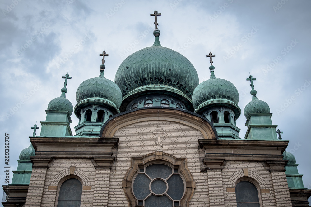 Russian church architecture with domes Russian church architecture with domes