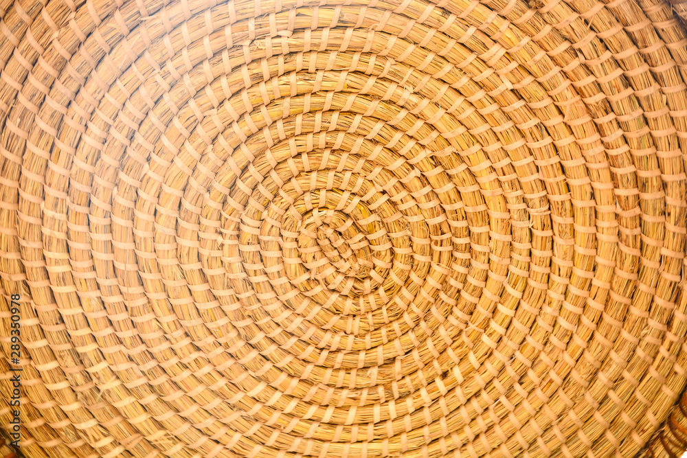 Beautiful fancy drawing of a basket made of twigs Beautiful fancy drawing of a basket made of twigs