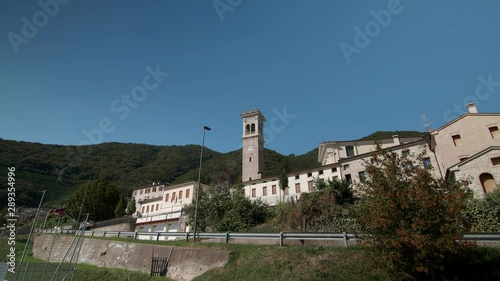 Tracking shot - Santo Stefano near Valdobbiadene - 4k