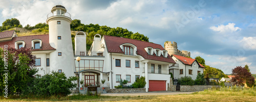 Photography Lighthouse on the hill of Devin castle.