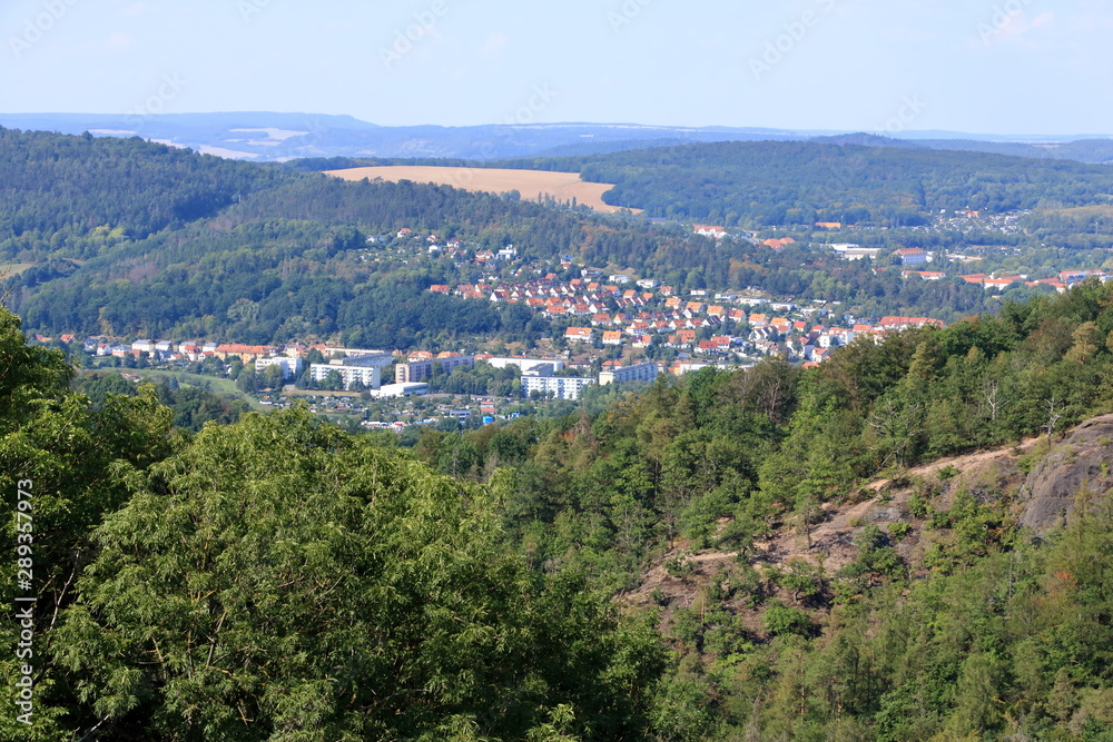 Obraz premium View over Eisenach, Thuringia, Germany