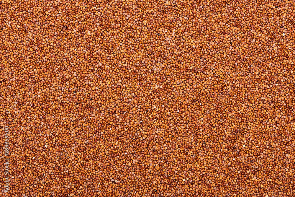 top view of raw organic red quinoa top view of raw organic red quinoa