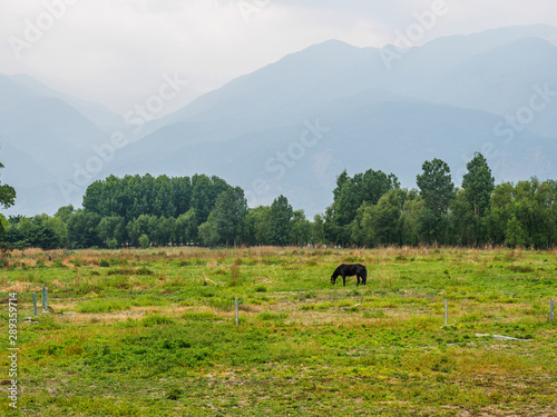 Countryside near the city of Dali in Yunnan province (China).