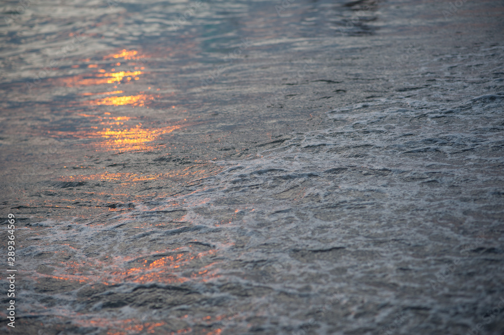 Fototapeta premium sea at sunset