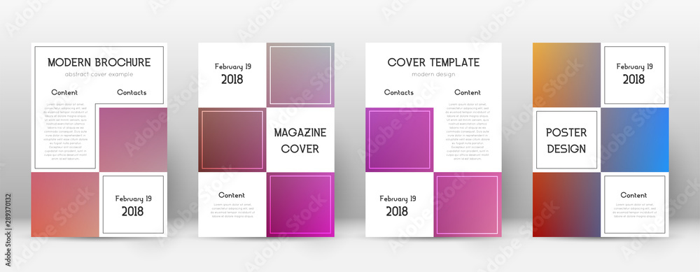 Flyer layout. Business pleasant template for Broch Flyer layout. Business pleasant template for Broch