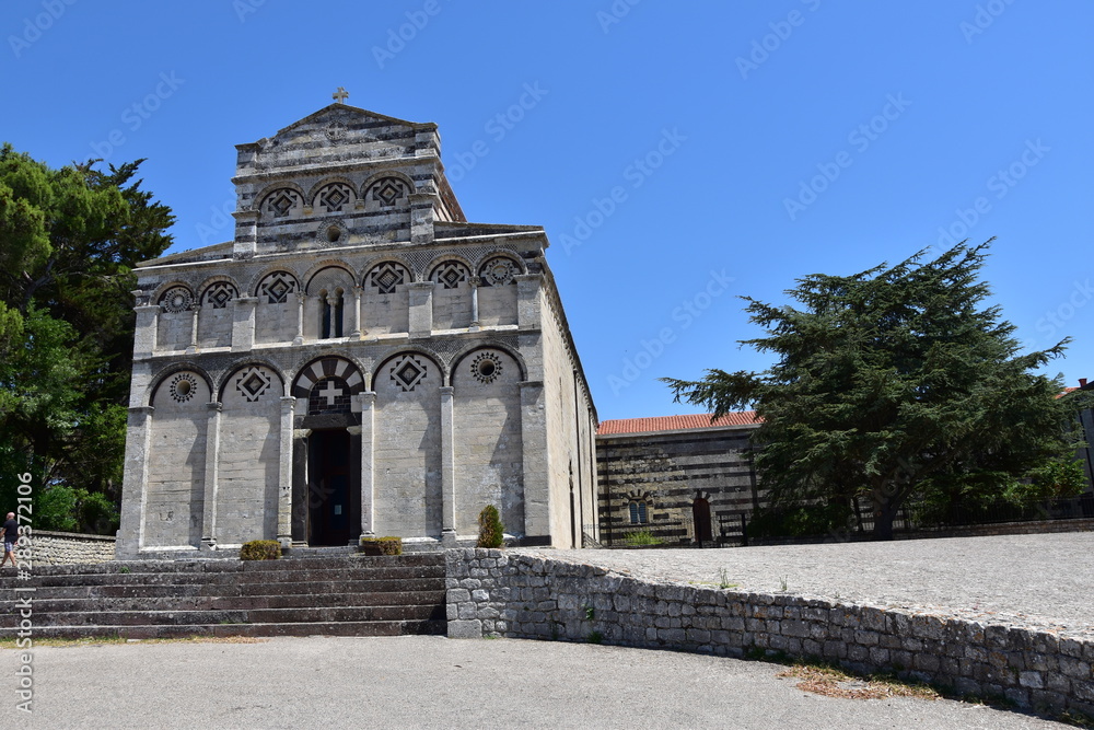 Fototapeta premium Cattedrale San Pietro di Sorres Sardynia